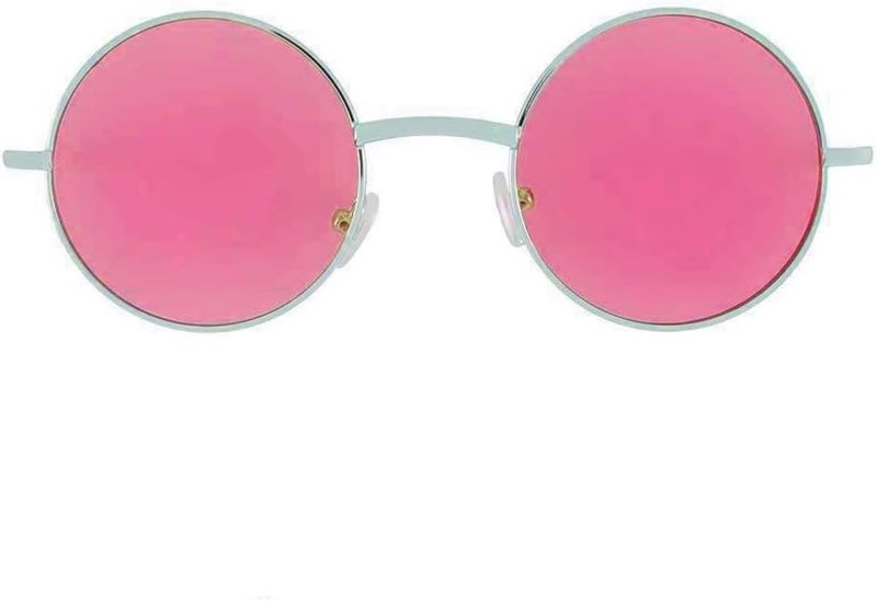 OWL Round Sunglasses Metal Frame Hippie Sunglasses UV400 Polycarbonate Circle Lens John Lennon Sunglasses for Men Women - Image 1